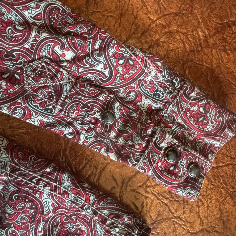 Cody James Boys Paisley Button-Down Shirt - Size 4T - Picture 3 of 5